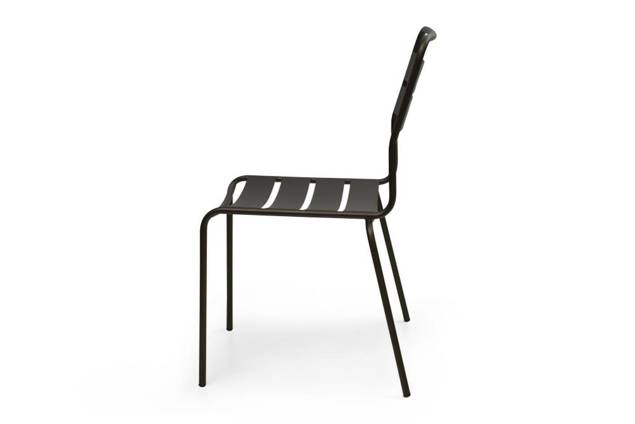 Glarus Gartenstuhl stapelbar Stahl 1