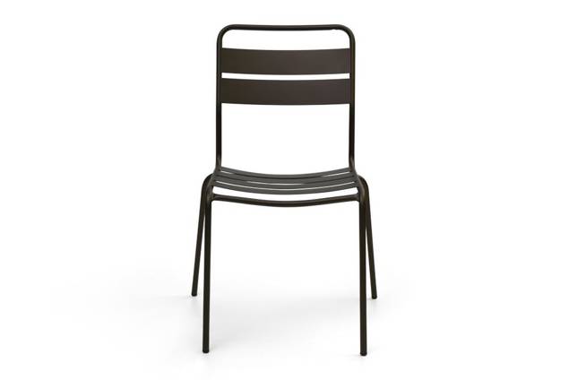 Glarus Gartenstuhl stapelbar Stahl 3