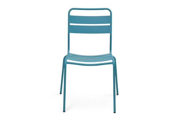 Glarus Chaise de jardin empilable acier 3