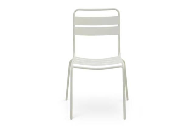 Glarus Gartenstuhl stapelbar Stahl 3