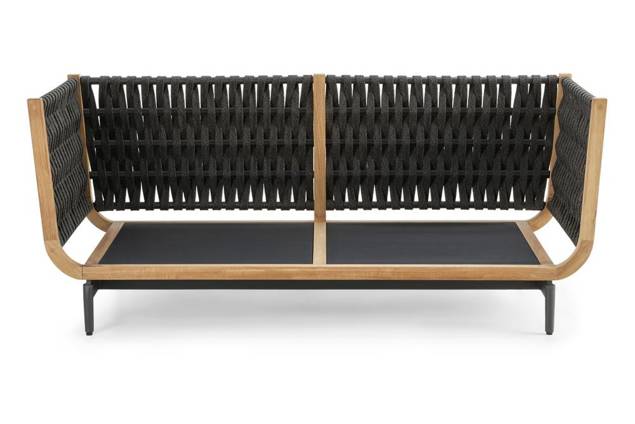 Göteborg Banc lounge 2 places aluminium 4