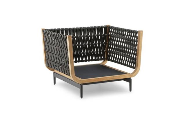 Göteborg Fauteuil de lounge aluminium