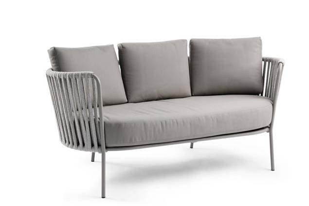 Granada Banc lounge 2.5 places acier