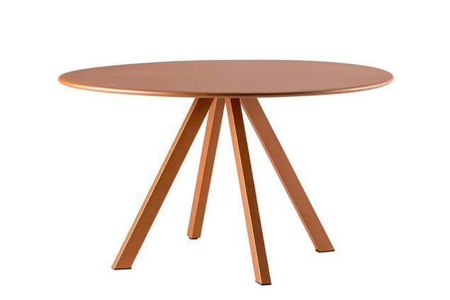 Granada Table de jardin ronde en acier Ø 130 cm