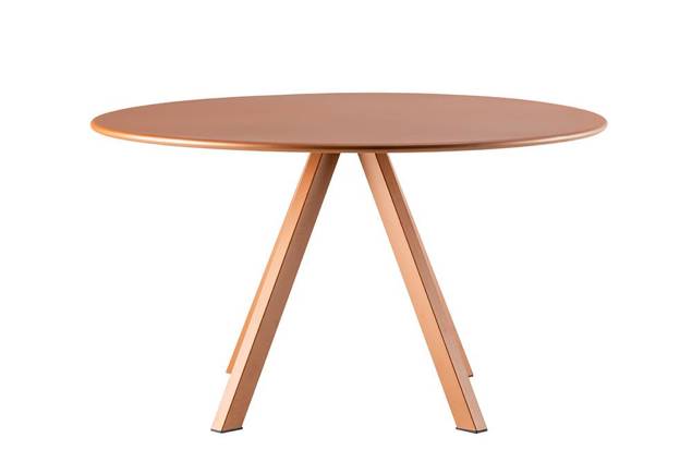 Granada Table de jardin ronde en acier Ø 130 cm 1