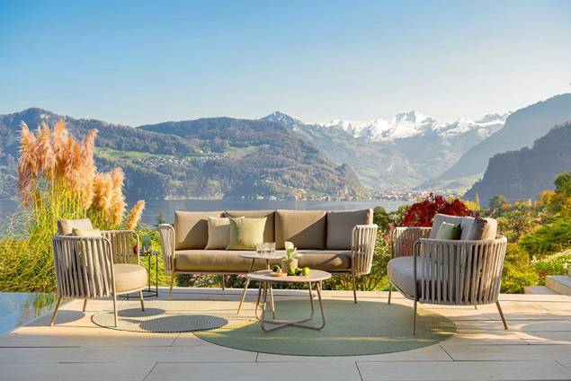 Granada Fauteuil lounge maxi acier 1