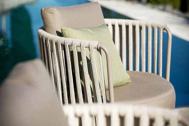 Granada Fauteuil lounge maxi acier 2