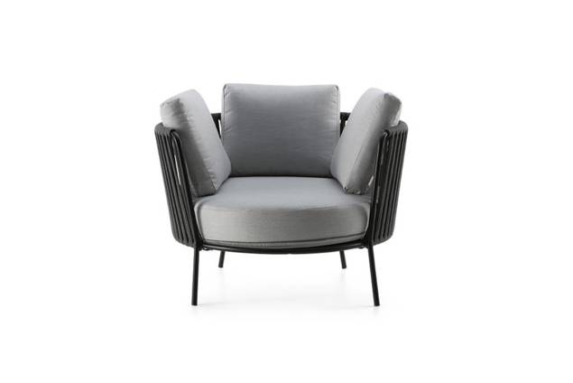 Granada Fauteuil lounge maxi acier 2