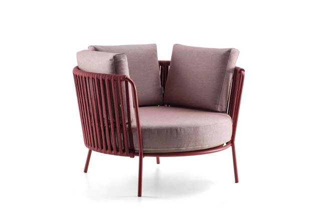 Granada Fauteuil lounge maxi acier