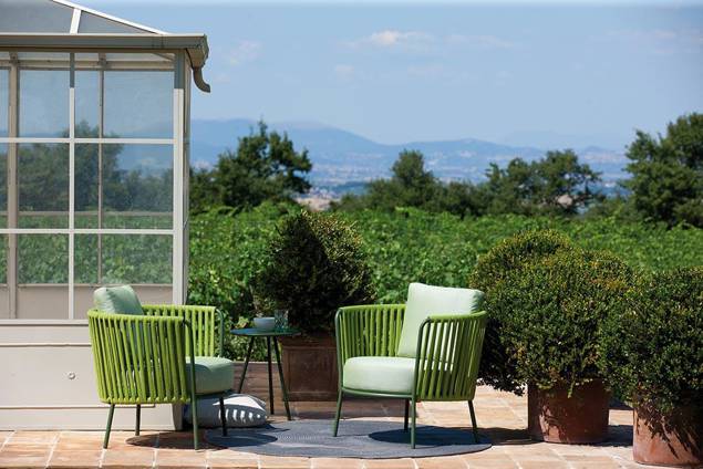 Granada Loungetisch Stahl 3-teilig Ø 40 cm 1