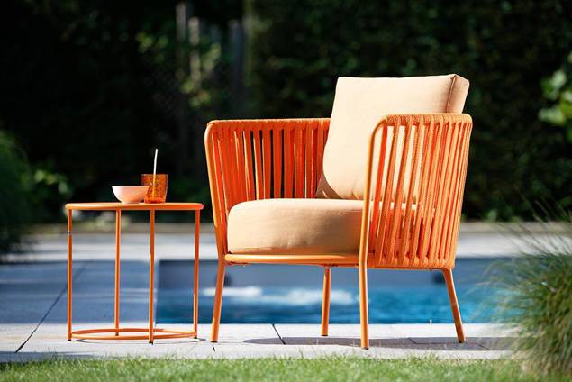 Granada Loungetisch Stahl Ø 43 cm 2