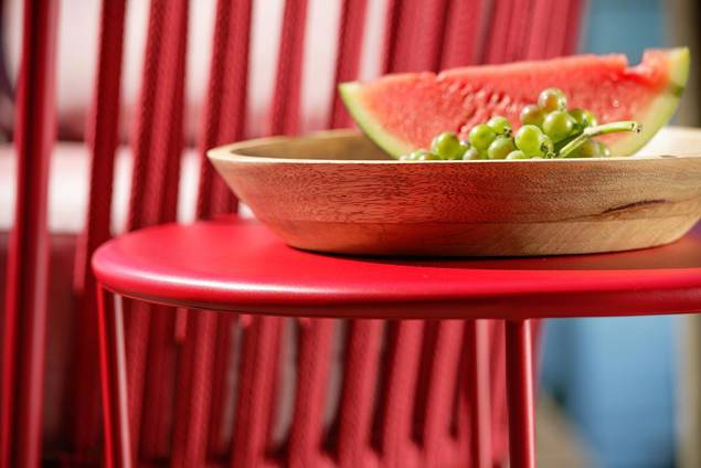 Granada Loungetisch Stahl Ø 43 cm 2