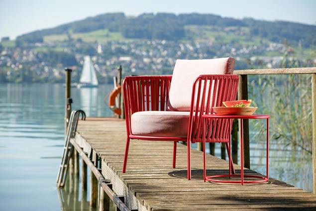 Granada Loungetisch Stahl Ø 43 cm 3