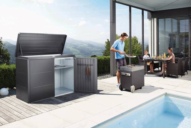 HighBoard Highboard Stahl 1