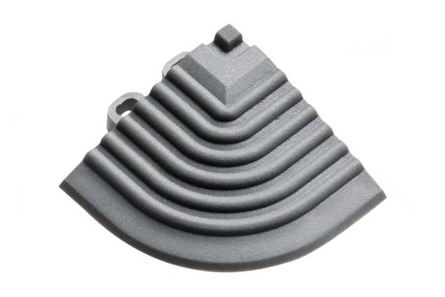 HUSO Dalle de sol élément d'angle synthétique