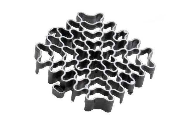 HUSO Dalle de sol élément d'extension angle synthétique