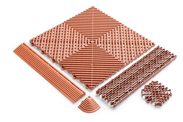 HUSO Bodenplatte Expansionsteil Ecke Kunststoff 1