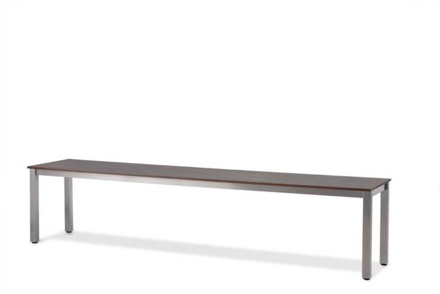 Island Gartenbank Rückenplatte HPL 1