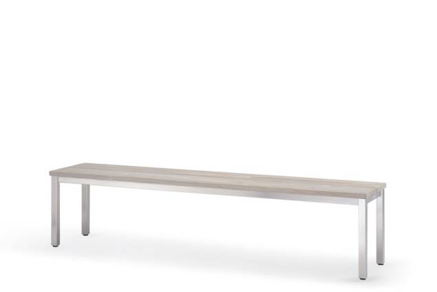 Island Piétement de banc de jardin en acier inoxydable