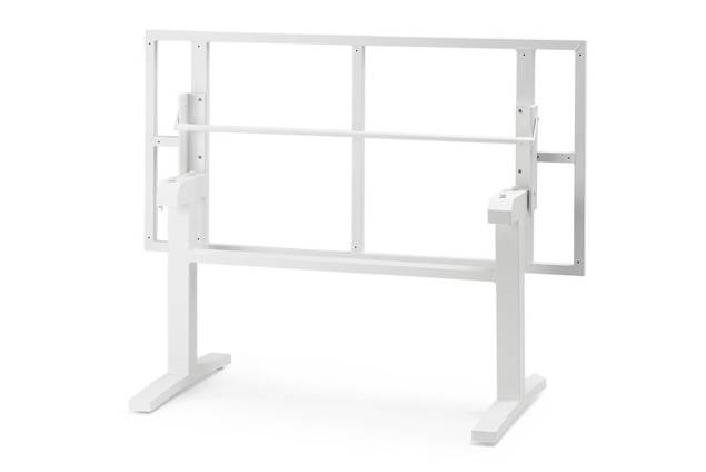 Island Table de jardin aluminium, avec roulettes 220x100 cm 3