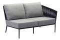 Kapstadt Gartenlounge Set Aluminium/Rope 13