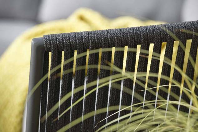 Kapstadt 2er Loungebank links Aluminium 6