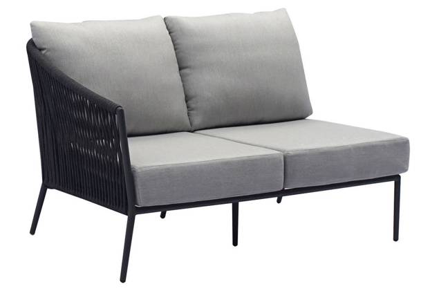 Kapstadt 2er Loungebank Aluminium 1