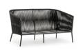 Kapstadt 2er Loungebank Aluminium