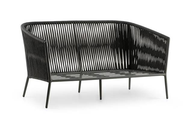 Kapstadt 2er Loungebank Aluminium 1
