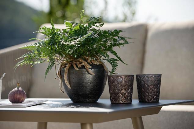 Kapstadt 2er Loungebank Aluminium 7