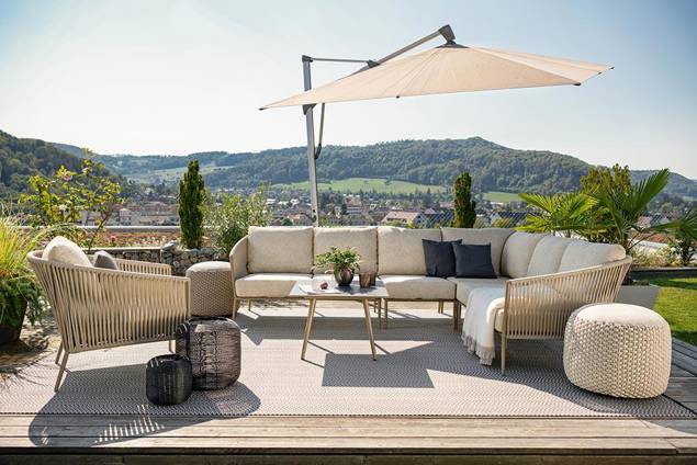 Kapstadt 2er Loungebank Aluminium 9