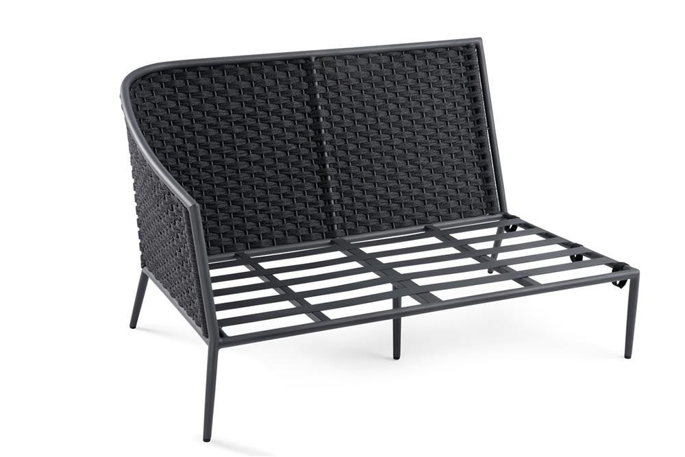 2er Loungebank Aluminium KAPSTADT Hunn Gartenmöbel