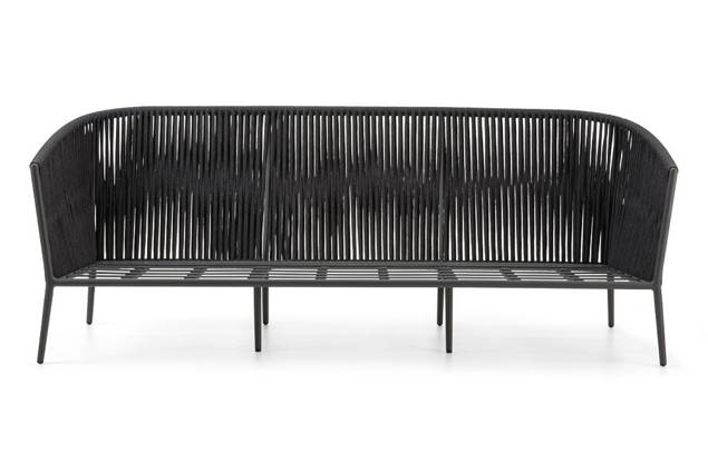 Kapstadt 3er Loungebank Aluminium 5