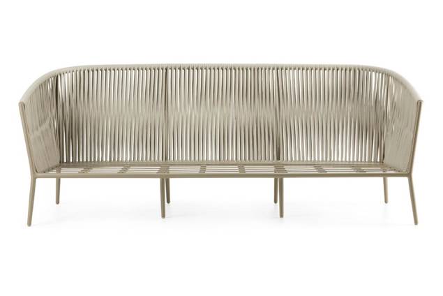 Kapstadt 3er Loungebank Aluminium 4