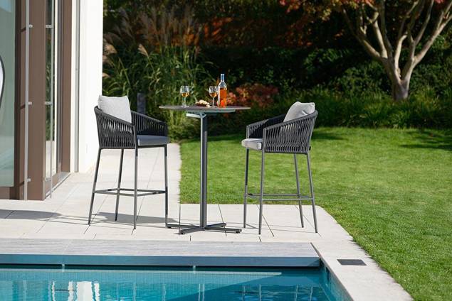 Kapstadt Tabouret de bar aluminium 6