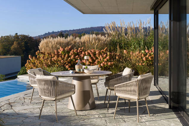 Kapstadt Chaise de jardin aluminium 7