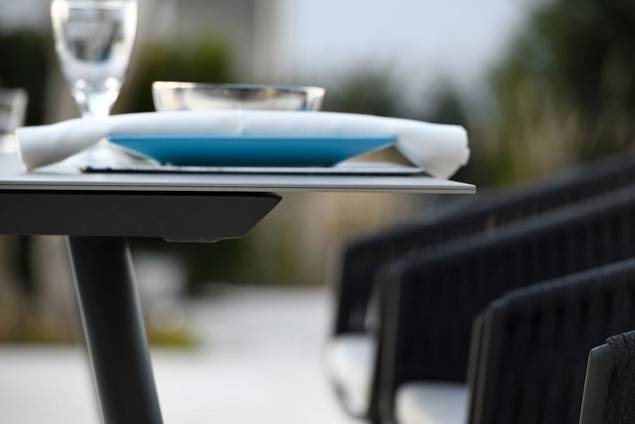 Kapstadt Table de jardin aluminium 180x80 cm 4