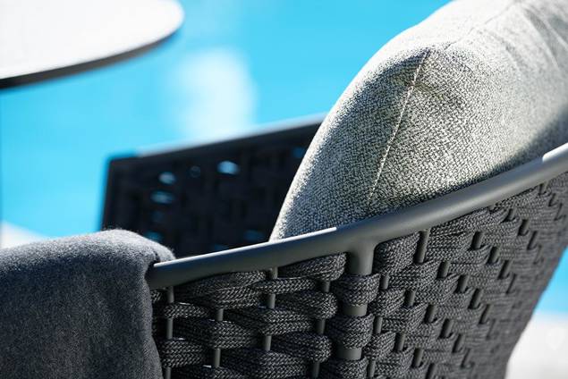 Laos Hängesessel Set Stahl 12