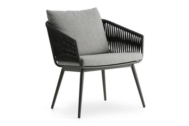 Kapstadt Loungesessel klein Aluminium 2