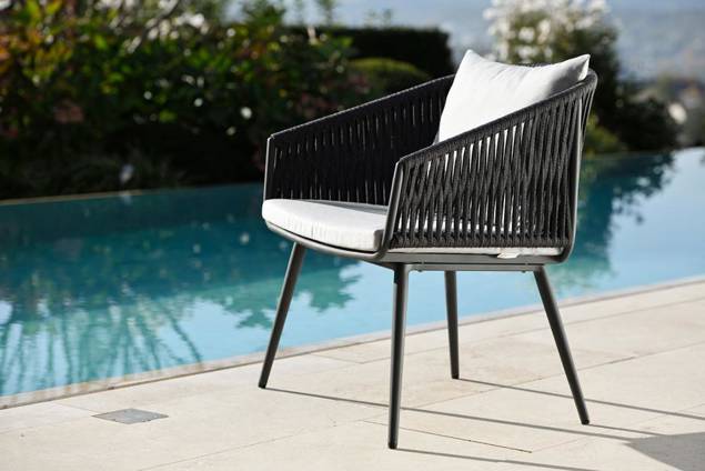 Kapstadt Loungesessel klein Aluminium 11