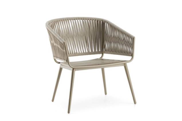 Kapstadt Loungesessel klein Aluminium 1