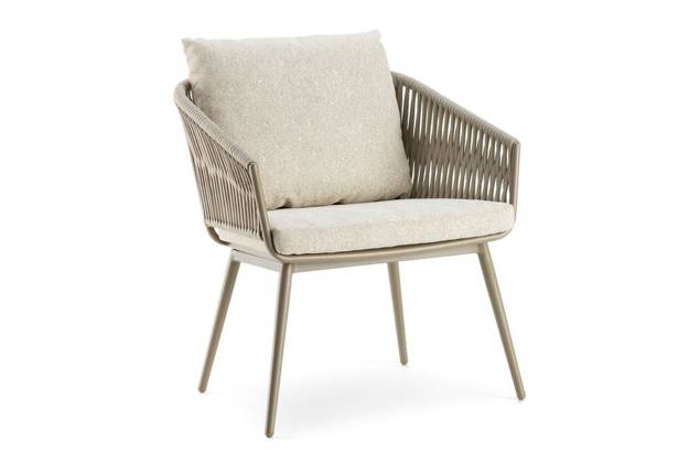 Kapstadt Loungesessel klein Aluminium 2