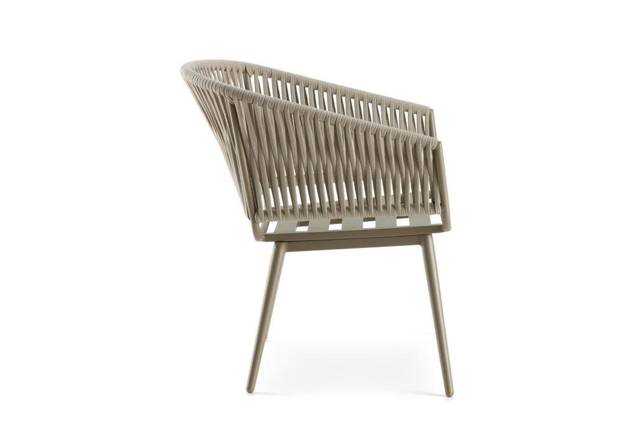 Kapstadt Loungesessel klein Aluminium 3