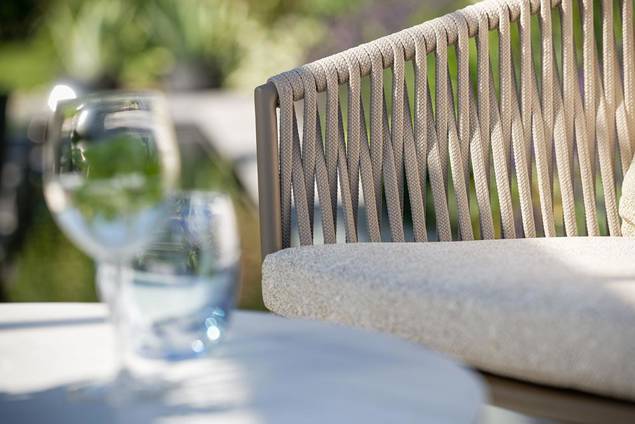 Kapstadt Loungesessel klein Aluminium 7