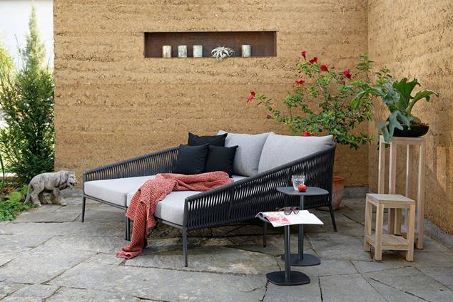 Kapstadt Récamière droite aluminium 8
