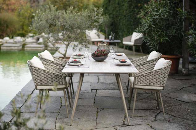 San Marino Set de table de jardin aluminium 15