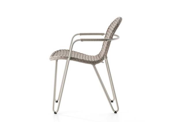 Kingston Gartenstuhl stapelbar Aluminium 1