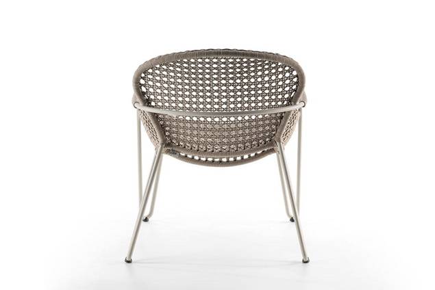 Kingston Fauteuil lounge empilable aluminium 2