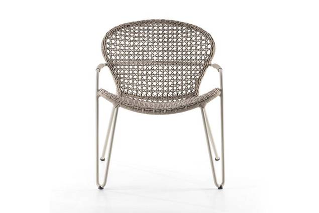 Kingston Fauteuil lounge empilable aluminium 3