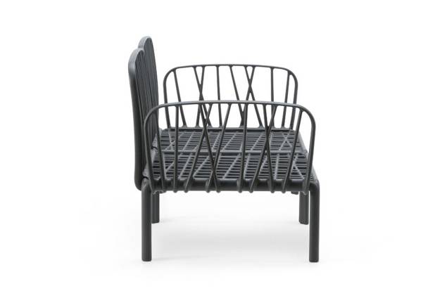 Komodo 2er Loungebank Kunststoff 1
